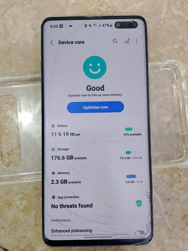 Samsung galaxy s10+5G cpi approved hai 10