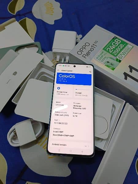 oppo reno 11pro 5g pta approved 12/256 memory full accessories daba ma 1