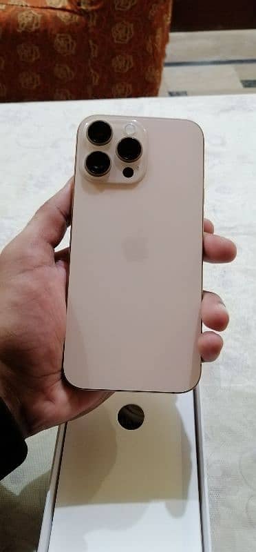 iphone 16 pro max desert Titanium 512GB pta approved 5