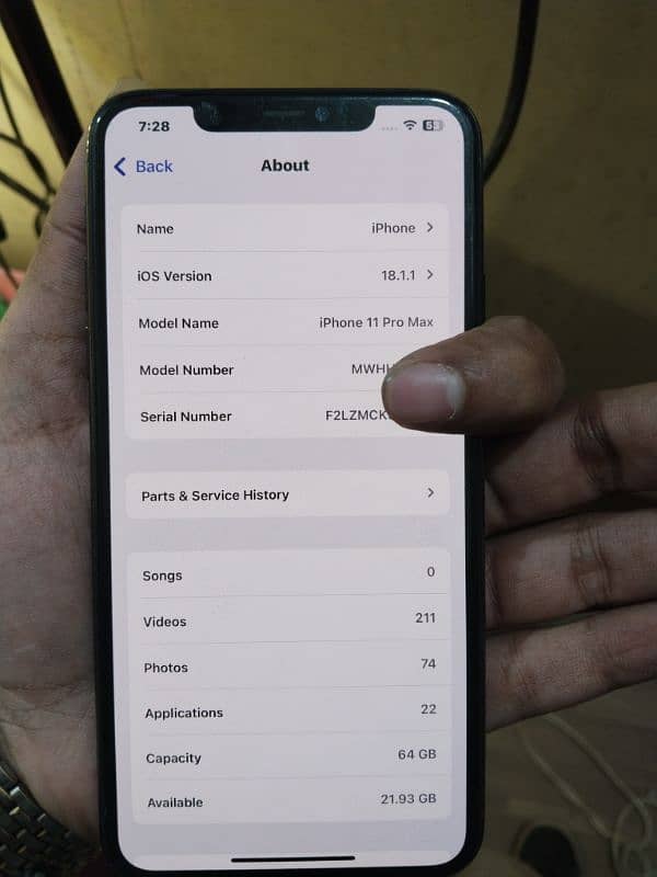 iphone 11 pro max 64gb 8