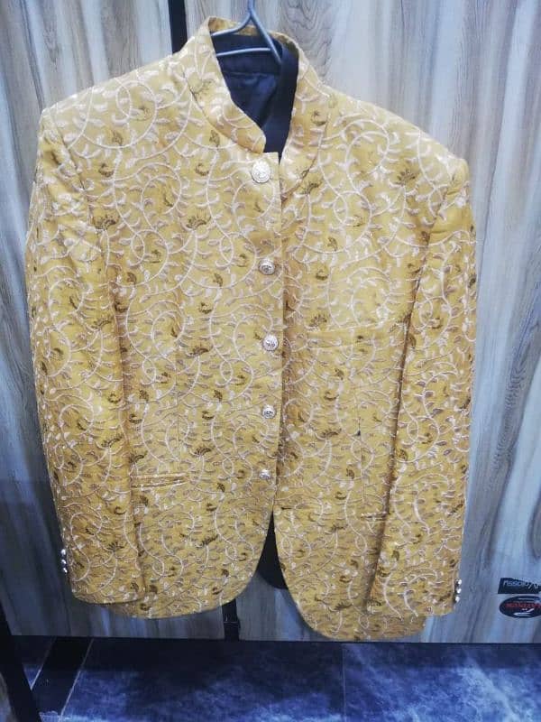 sherwani with khula and Prince coat 0