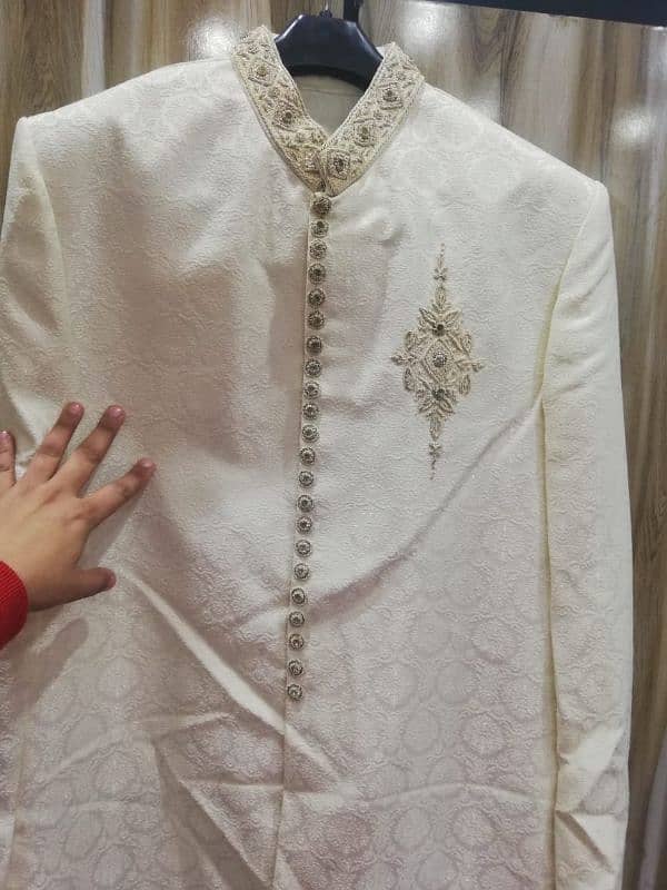 sherwani with khula and Prince coat 2