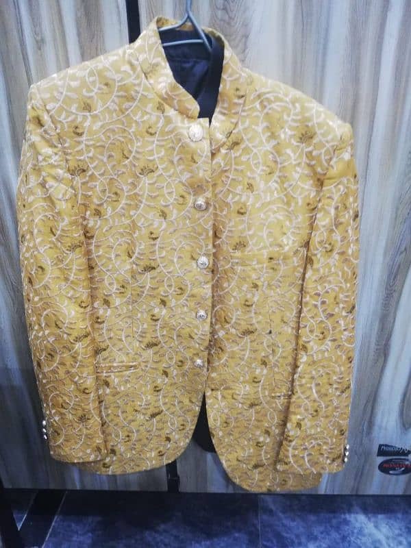 sherwani with khula and Prince coat 3