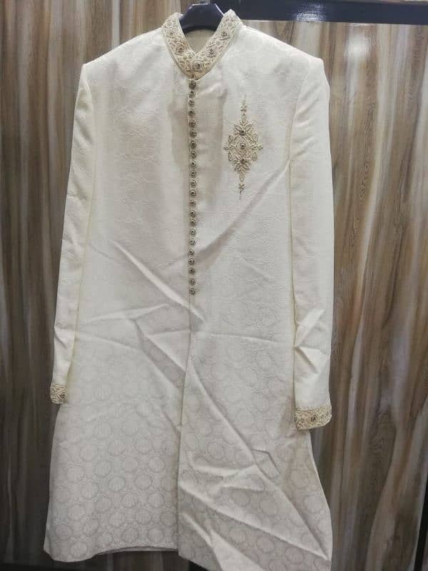 sherwani with khula and Prince coat 5