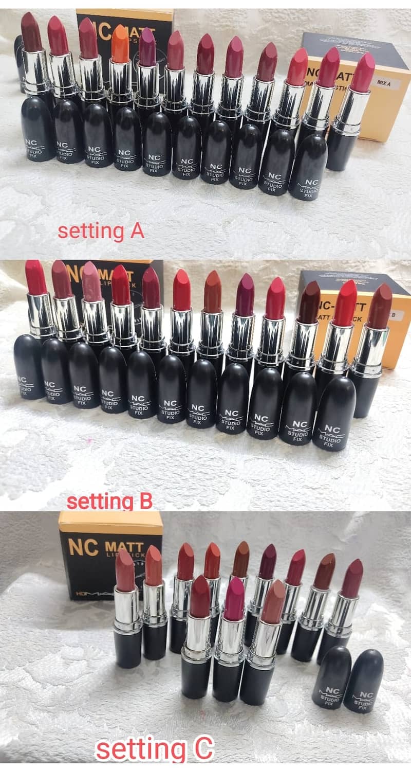 NC matte lipstick pack of 12 2