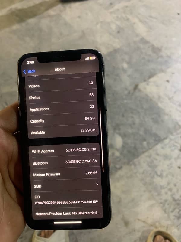 Iphone xs 64gb dual pta approved 5