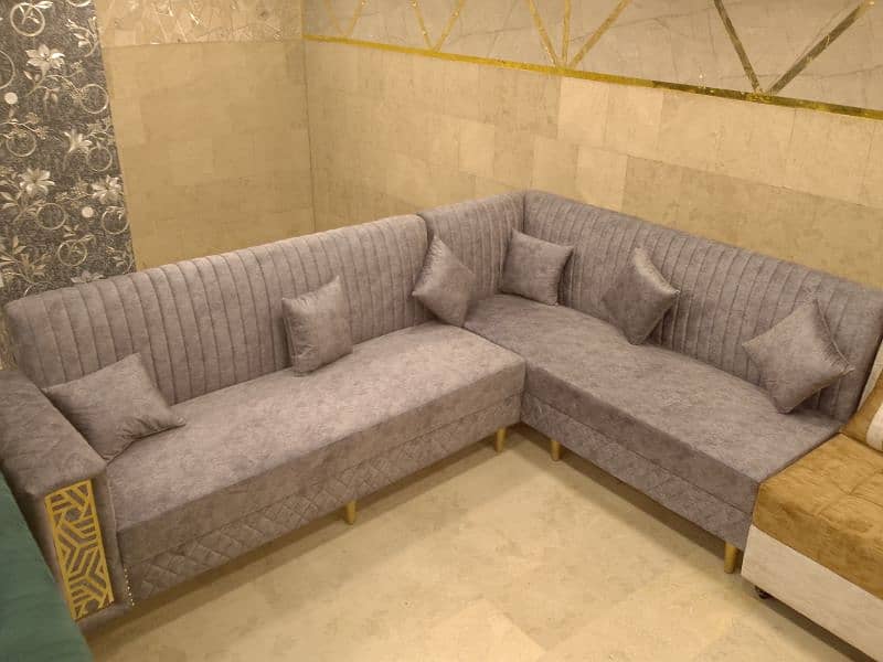 L shaped sofa Design available 7