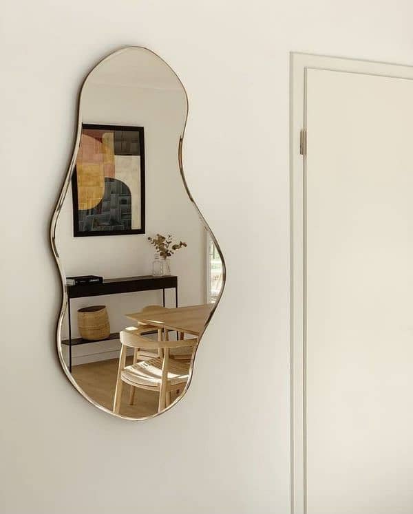 Irregular mirror blob mirror zigzag mirror | miror | Home decor 2