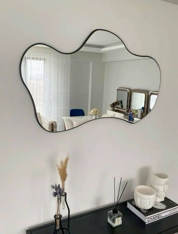 Irregular mirror blob mirror zigzag mirror | miror | Home decor 7