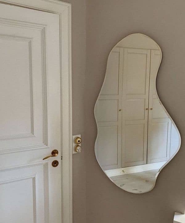 Irregular mirror blob mirror zigzag mirror | miror | Home decor 8