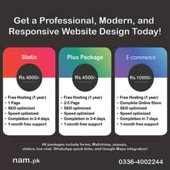 Affordable & Professional Website Design – E-commerce - Business Page,