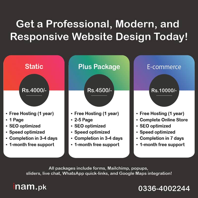 Affordable & Professional Website Design – E-commerce - Business Page, 0