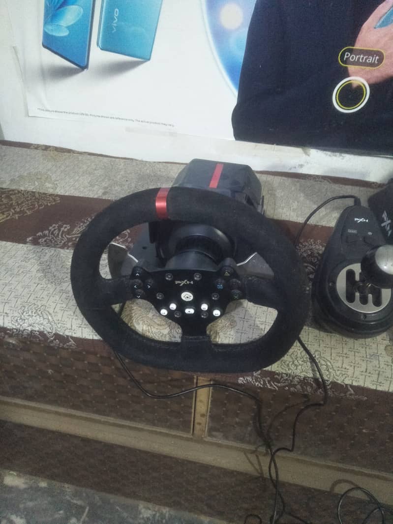 PXN V10 Steering Wheel With Gear Box 3