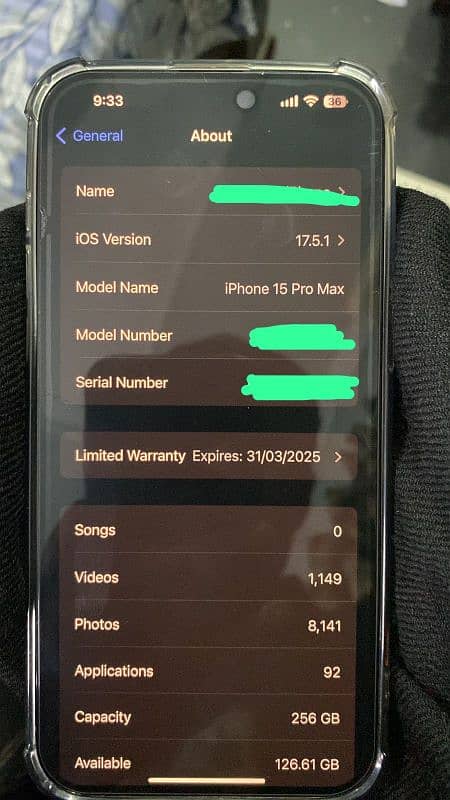 iphone 15 pro max (non pta ) 7