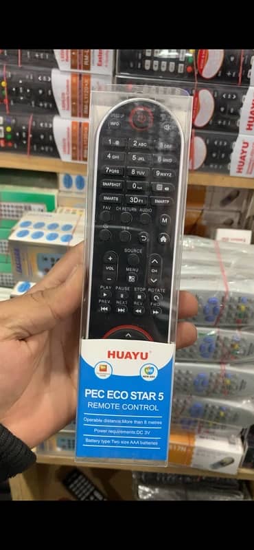 Samsung TCL Ecostar LG Sony and all devices remotes available 2