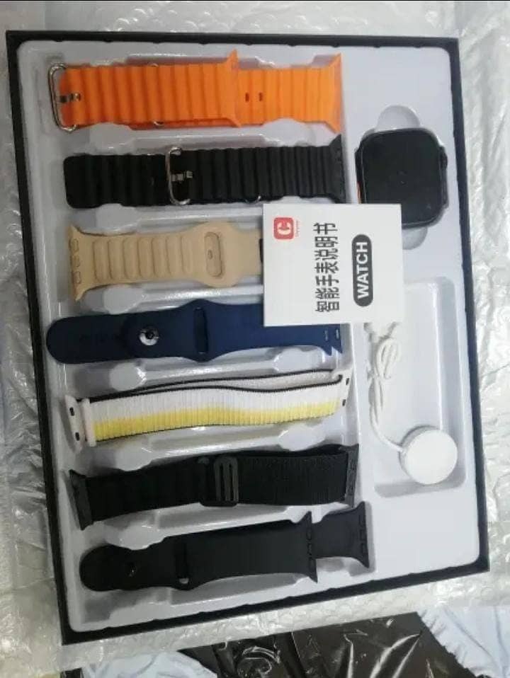 S10 Ultra2 Smart Watch with 7 straps Contact on whatsapp 3