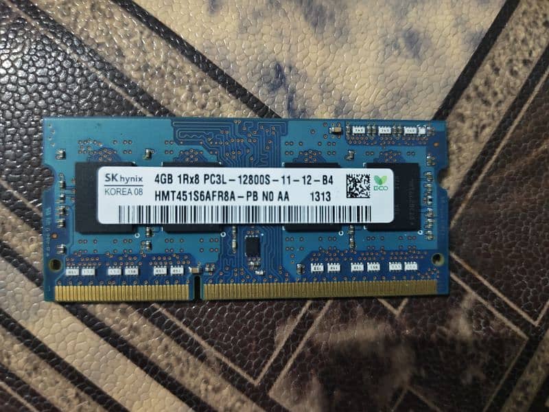 4GB DDR3 RAM  For Laptop, SK Hynix Original Branded, 0