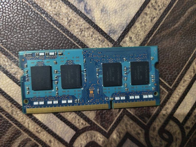 4GB DDR3 RAM  For Laptop, SK Hynix Original Branded, 1