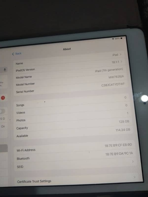 IPAD 7TH GEN 128GB 4