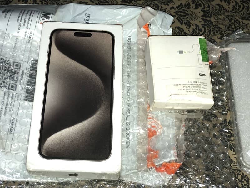 IPhone 15 pro max (Dual Sim) PTA approved 10/10 1