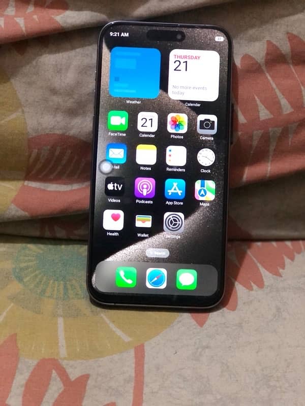 IPhone 15 pro max (Dual Sim) PTA approved 10/10 12