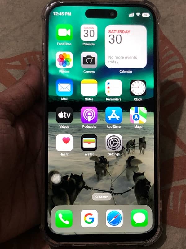 IPhone 15 pro max (Dual Sim) PTA approved 10/10 16