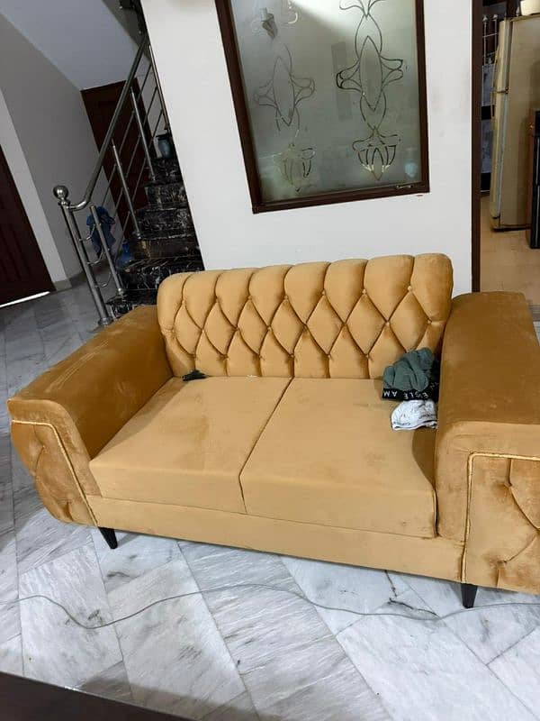 7 seater sofa set almost new 2