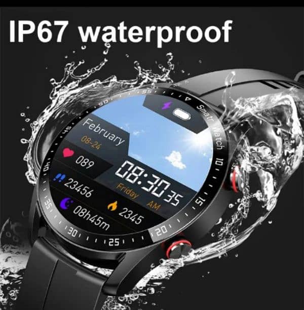 ECG+PPG Bluetooth Call Smart Watch Men Laser Health Blood 1