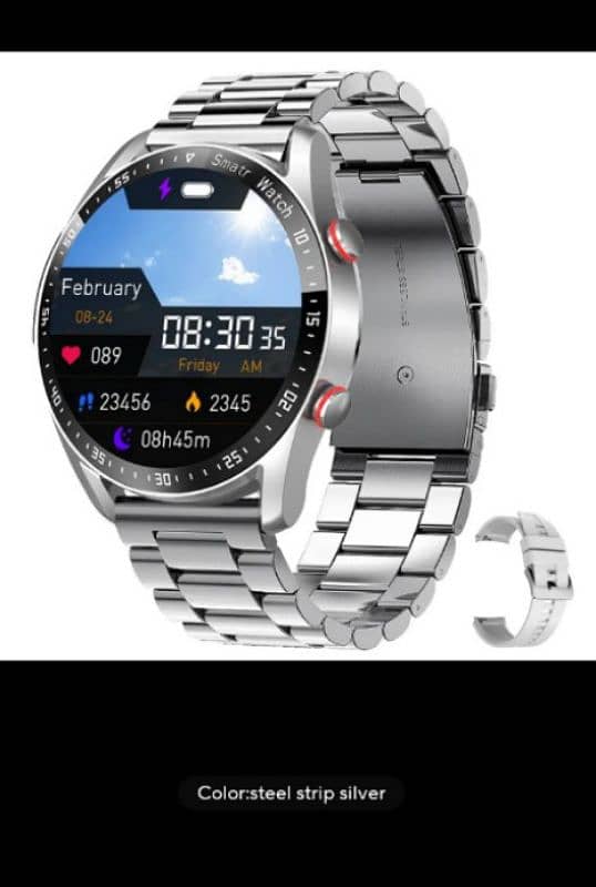 ECG+PPG Bluetooth Call Smart Watch Men Laser Health Blood 7