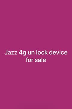 jazz 4g wifi device