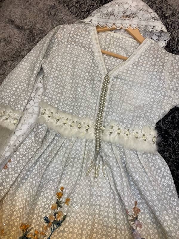 selling untouched sparkling frock ,medium size 1