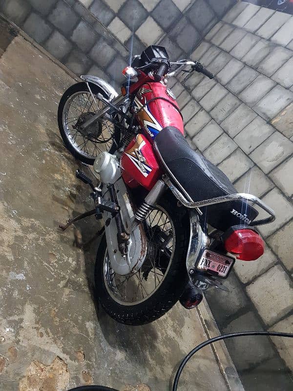 honda CB 125cc 2020 karachi number 6