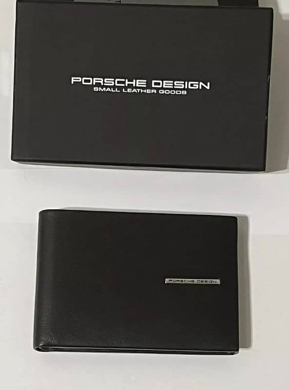 New Original Porsche Leather Wallet 0