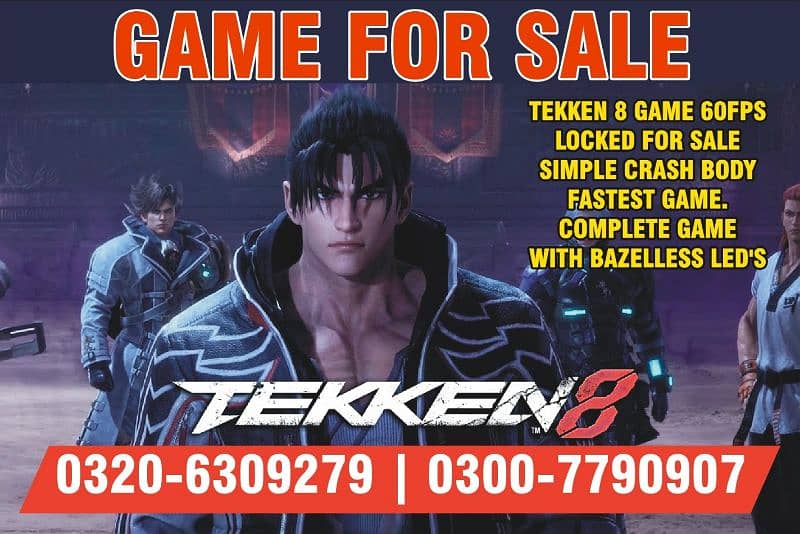 2 PC tekken 8 game for sale 60fps locked Systems professional users 0