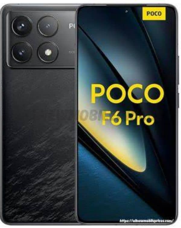 POCO F6 PRO 1 TB ROM 16+6 GB RAM 0