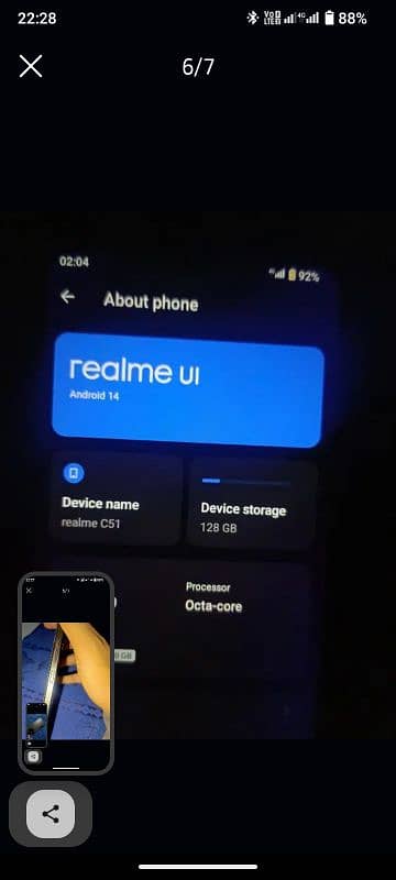 realme c51 128 gb stroge 4 gb ram 2