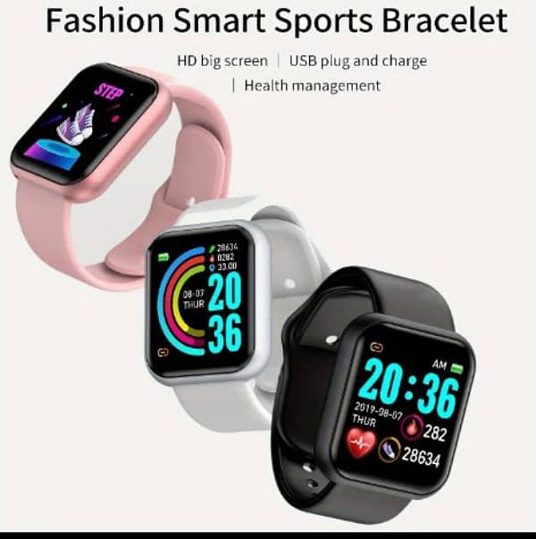 Music Control Smart Watch Men Women Calories Fitness 7