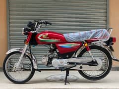 Honda CD 70 KARACHI RED BEAUTY 0 MATER