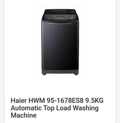 New brand haier washing machine and homage refrigerator