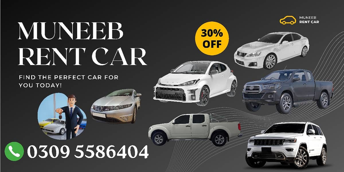 Rent a car 24/7 - Car Rental- Car Booking - Rent Service in Lahore 2