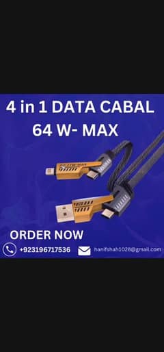 Title: 4-in-1 Charger Cable