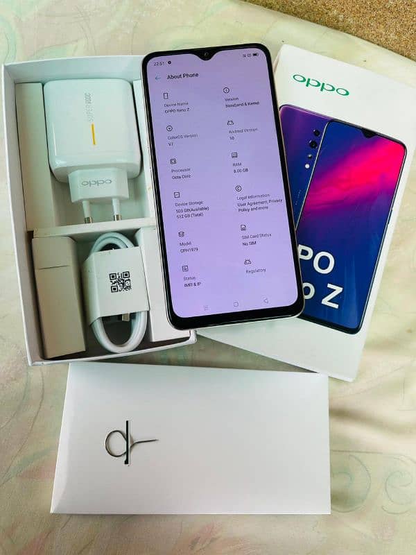 Oppo Reno z urgent sale brand new condition 8