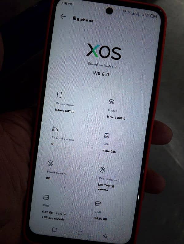 infinix hot 12 (6gb 128gb) 8