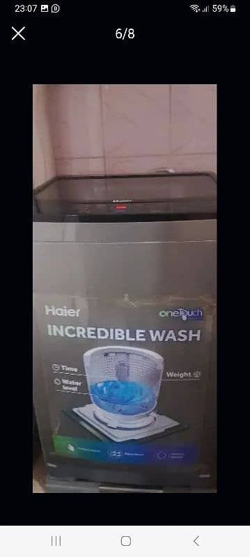 12 kg new auto wash scratchless 8 year warranty left 10