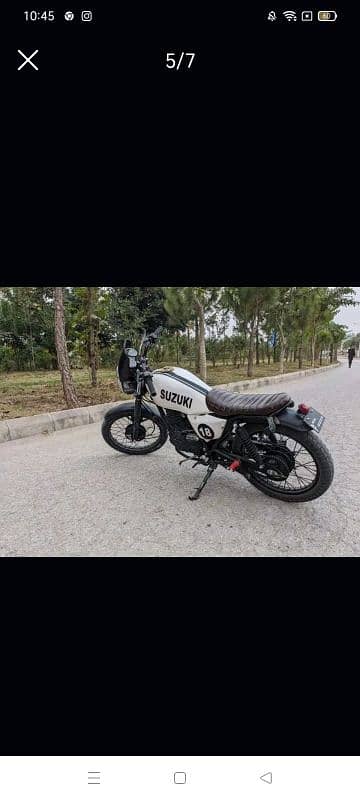 Suzuki GS 150 cafe racer 4