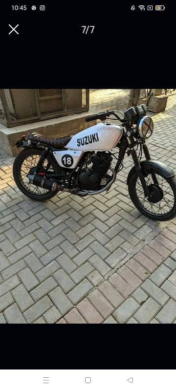 Suzuki GS 150 cafe racer 6