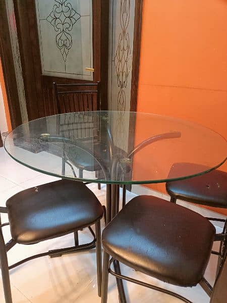 4 chair round dining table 1