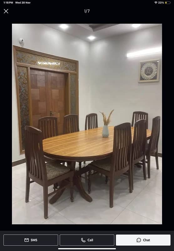 Dining table with 8 chairs 1