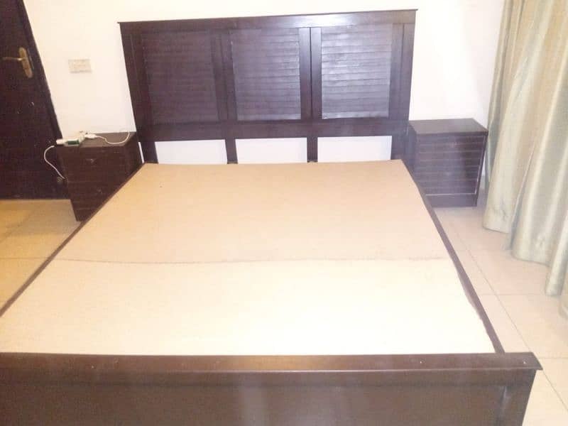 King Size bed set for sale. 1