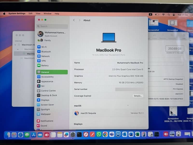 MacBook Pro 2019 | Core i5 | 16GB RAM | 256GB SSD | 13-INC - Excellent 8